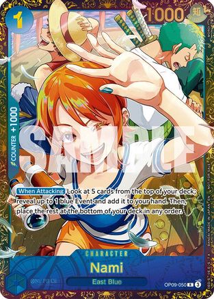 Nami (Championship 25-26 Regionals Season 1) (OP09-050) - [One Piece Promotion Cards] Foil - Trinity Hobby