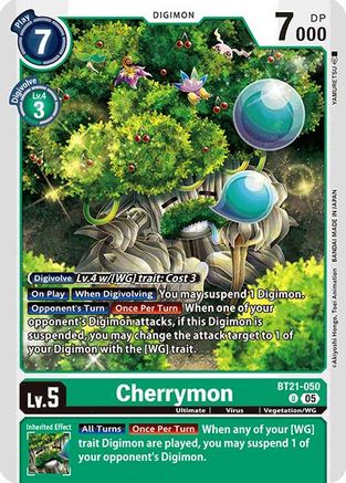 Cherrymon [BT21-050] [World Convergence] - Trinity Hobby