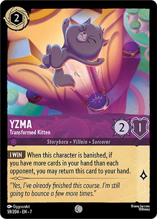 Yzma - Transformed Kitten (59/204) [Archazia's Island] - Trinity Hobby
