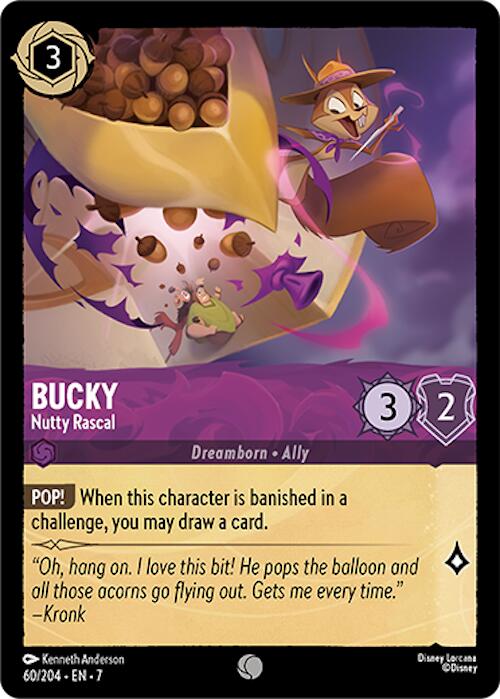 Bucky - Nutty Rascal (60/204) [Archazia's Island] - Trinity Hobby