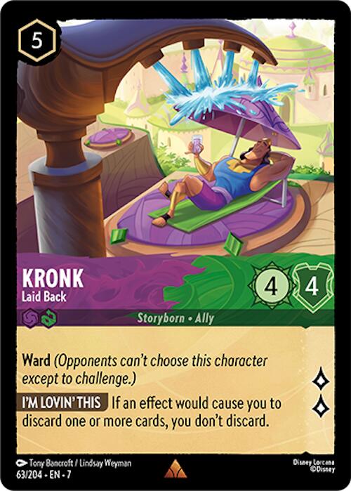 Kronk - Laid Back (63/204) [Archazia's Island] - Trinity Hobby