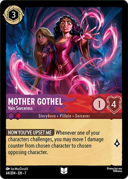 Mother Gothel - Vain Sorceress (64/204) [Archazia's Island] - Trinity Hobby