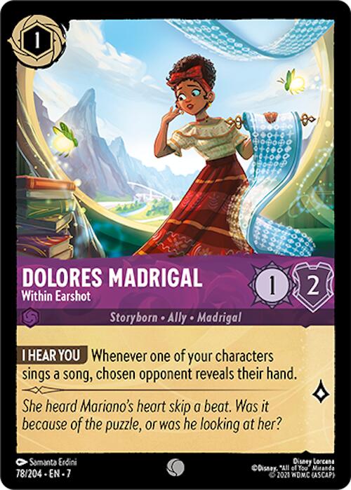 Dolores Madrigal - Within Earshot (78/204) [Archazia's Island] - Trinity Hobby