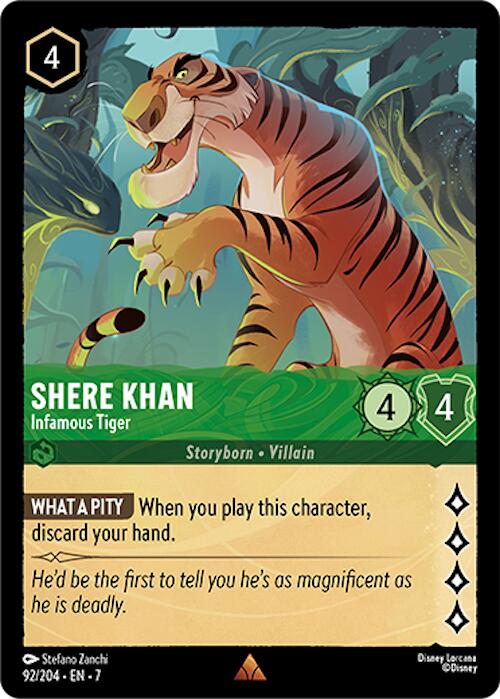 Shere Khan - Infamous Tiger (92/204) [Archazia's Island] - Trinity Hobby
