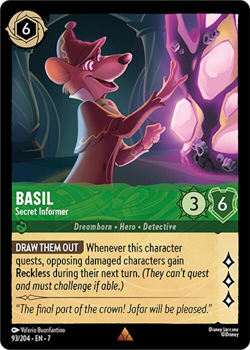 Basil - Secret Informer (93/204) [Archazia's Island] - Trinity Hobby