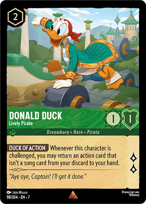 Donald Duck - Lively Pirate (98/204) [Archazia's Island] - Trinity Hobby