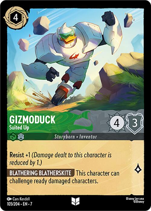 Gizmoduck - Suited Up (105/204) [Archazia's Island] - Trinity Hobby