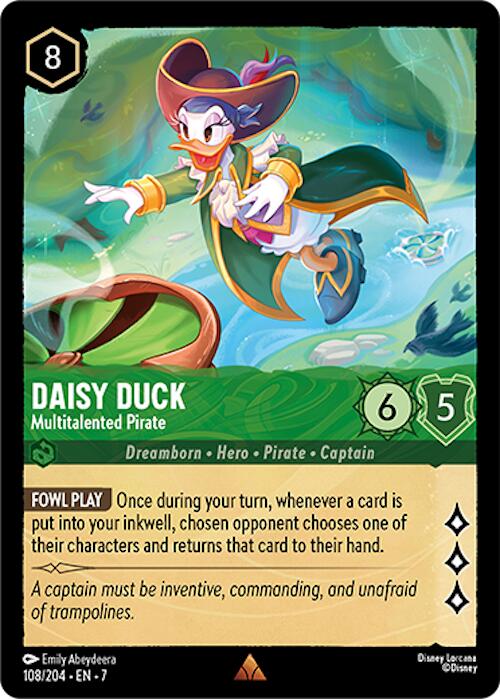 Daisy Duck - Multitalented Pirate (108/204) [Archazia's Island] - Trinity Hobby