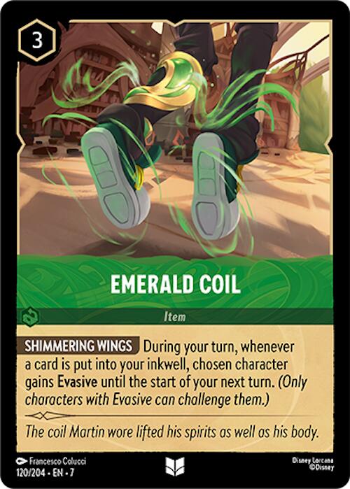 Emerald Coil (120/204) [Archazia's Island] - Trinity Hobby