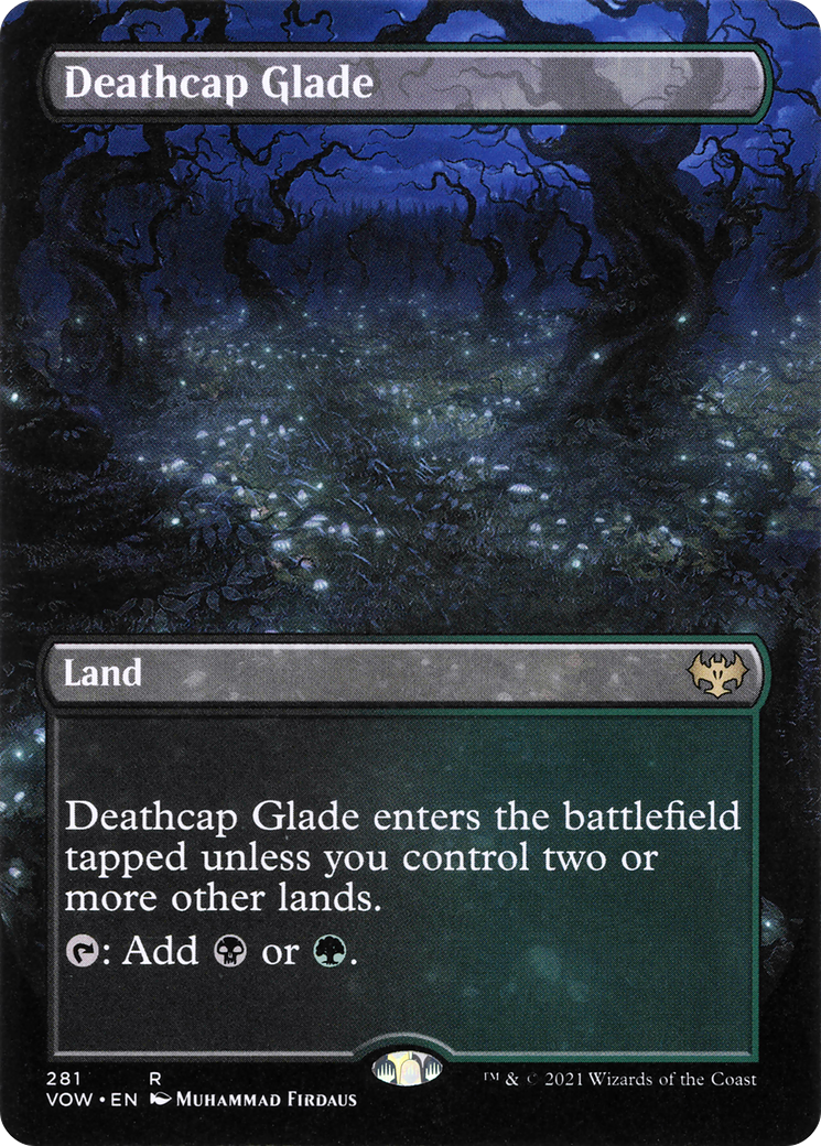 Deathcap Glade (Borderless Alternate Art) [Innistrad: Crimson Vow] - Trinity Hobby