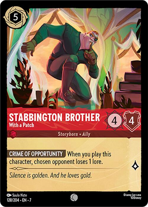 Stabbington Brother - With a Patch (128/204) [Archazia's Island] - Trinity Hobby