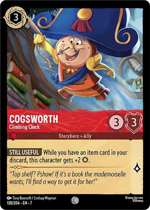 Cogsworth - Climbing Clock (130/204) [Archazia's Island] - Trinity Hobby