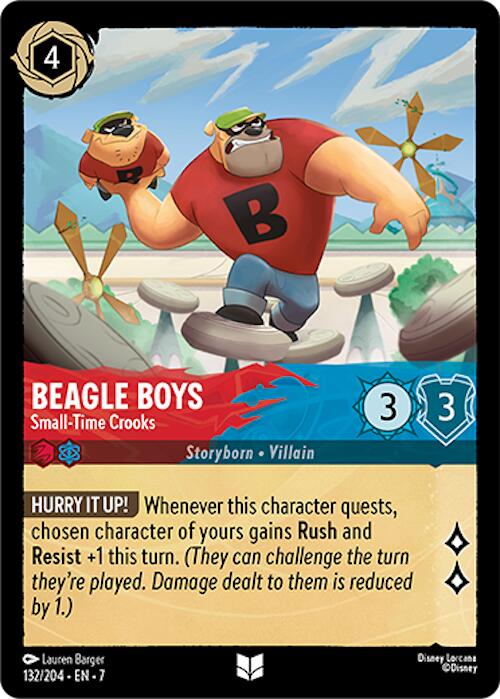 Beagle Boys - Small-Time Crooks (132/204) [Archazia's Island] - Trinity Hobby