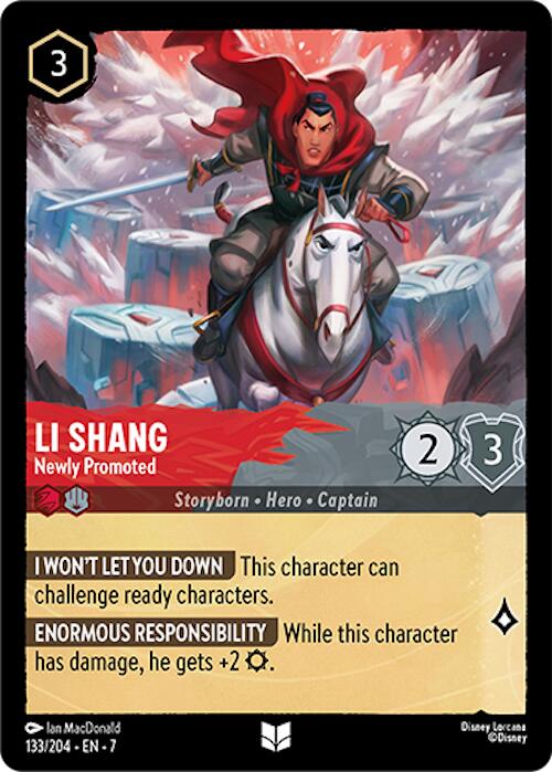 Li Shang - Newly Promoted (133/204) [Archazia's Island] - Trinity Hobby