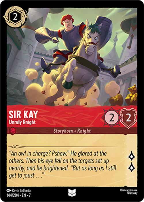 Sir Kay - Unruly Knight (144/204) [Archazia's Island] - Trinity Hobby