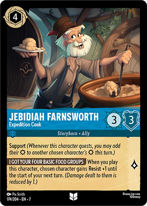 Jebidiah Farnsworth - Expedition Cook (174/204) [Archazia's Island] - Trinity Hobby