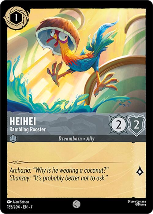 Heihei - Rambling Rooster (185/204) [Archazia's Island] - Trinity Hobby