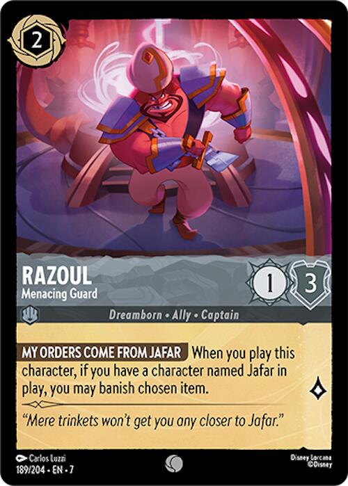 Razoul - Menacing Guard (189/204) [Archazia's Island] - Trinity Hobby