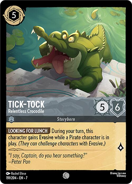 Tick-Tock - Relentless Crocodile (191/204) [Archazia's Island] - Trinity Hobby