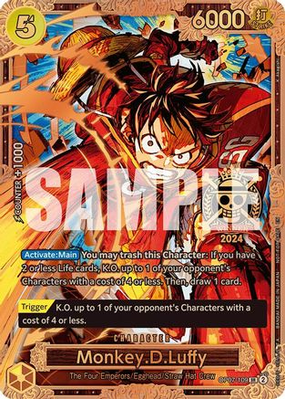 Monkey.D.Luffy (Championship 2024 World Final 3rd Place) (OP07-109) - [One Piece Promotion Cards] - Trinity Hobby