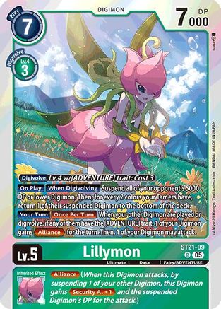 Lillymon [ST21-09] [Starter Deck: Hero of Hope] - Trinity Hobby