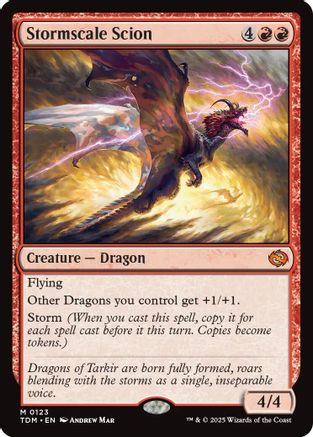 Stormscale Scion  (TDM-123) - [Tarkir: Dragonstorm] - Trinity Hobby