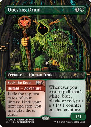 Questing Druid (SLP-038) - [Secret Lair Showdown] - Trinity Hobby