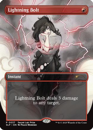 Lightning Bolt (0037) (SLP-037) - [Secret Lair Showdown] Foil - Trinity Hobby