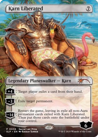 Karn Liberated (SLP-036) - [Secret Lair Showdown] Foil - Trinity Hobby
