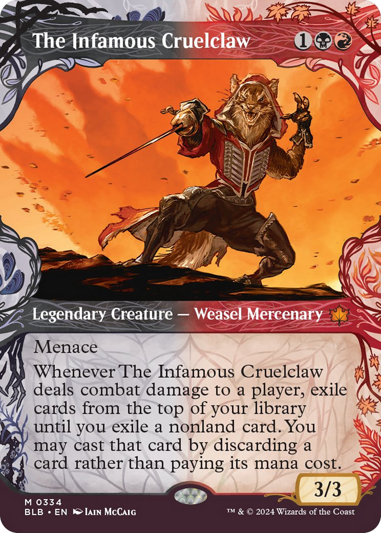 The Infamous Cruelclaw (Showcase) [Bloomburrow] - Trinity Hobby