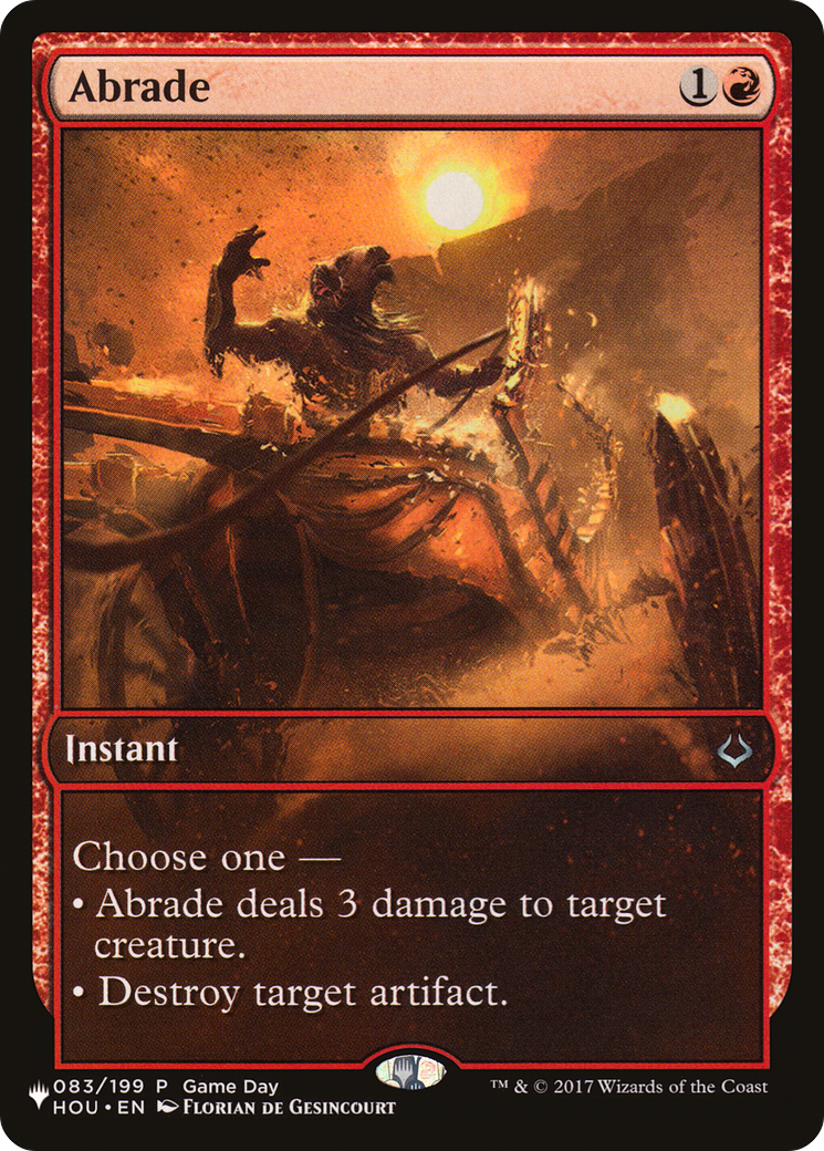 Abrade [The List] - Trinity Hobby