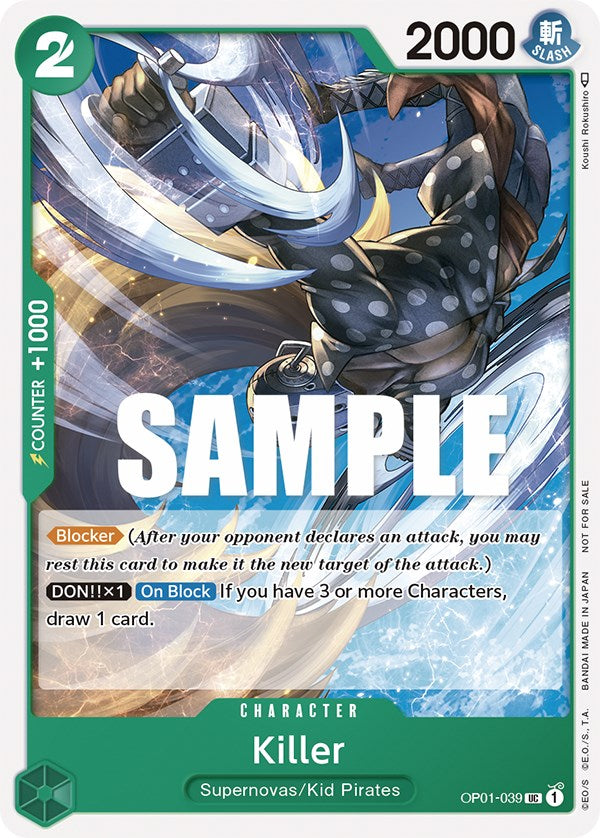 Killer (Promotion Pack 2023) (OP01-039) - [One Piece Promotion Cards] - Trinity Hobby