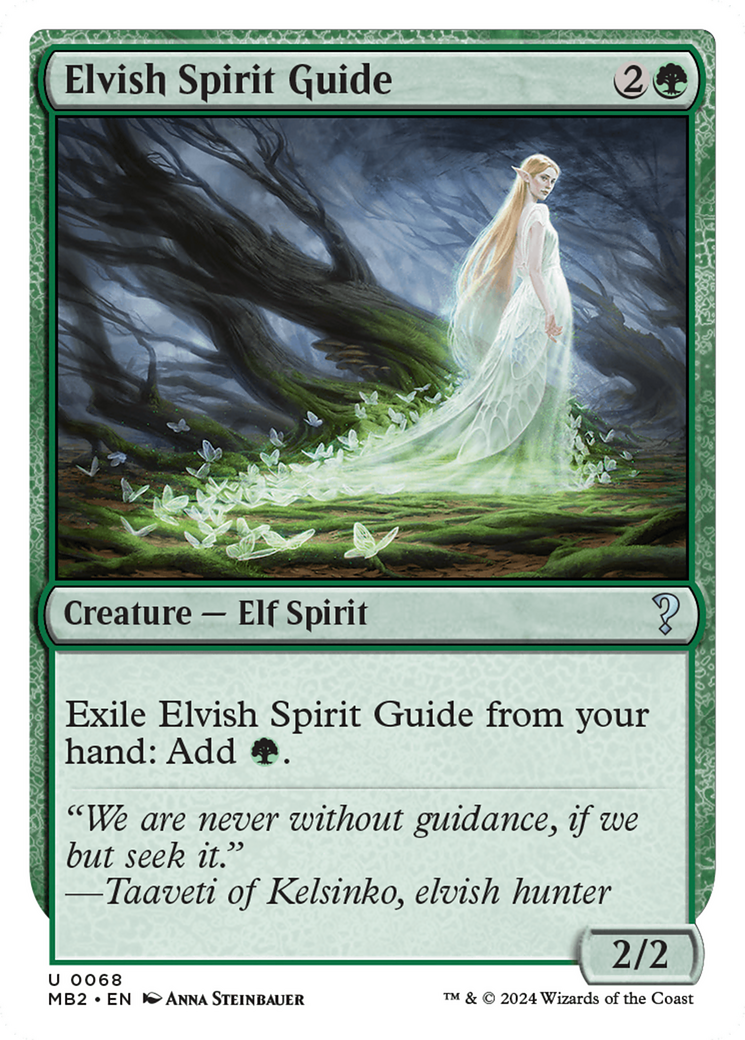 Elvish Spirit Guide (White Border) [Mystery Booster 2] - Trinity Hobby