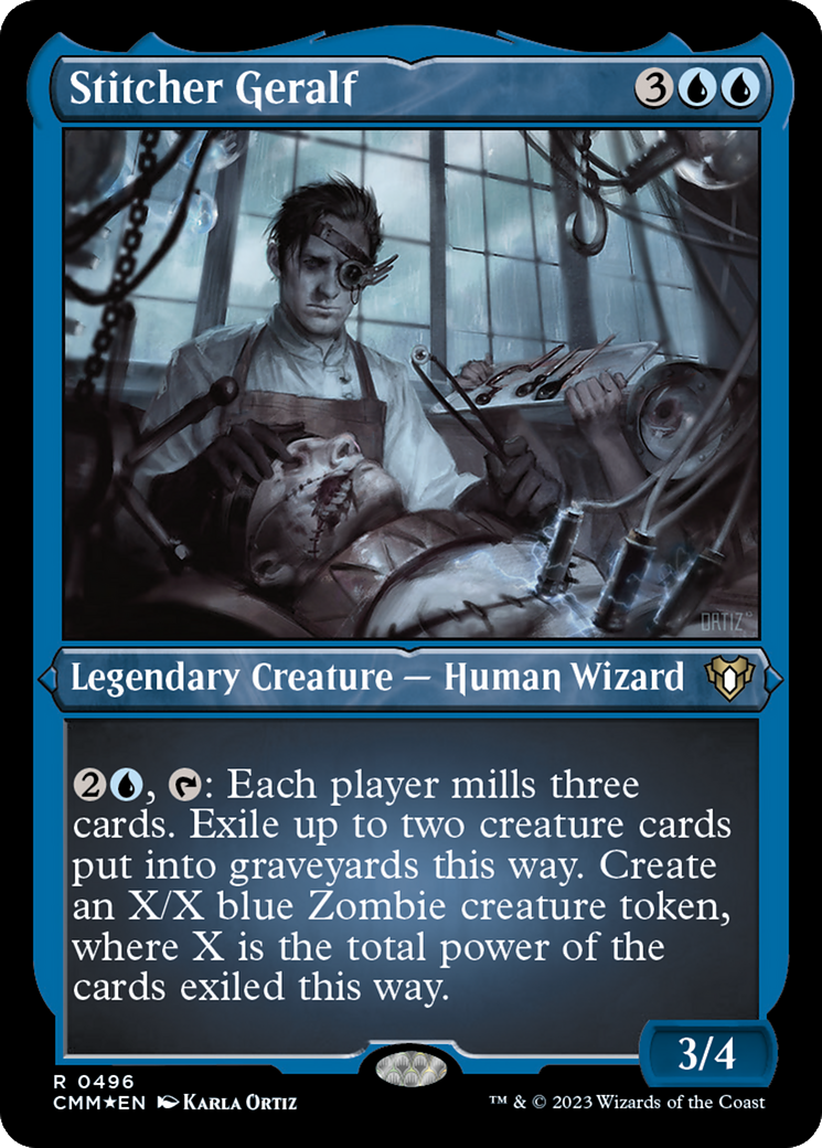 Stitcher Geralf (Foil Etched) [Commander Masters] - Trinity Hobby