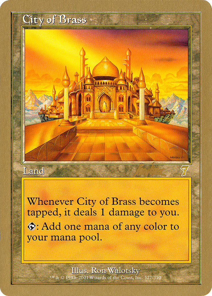 City of Brass (Brian Kibler) [World Championship Decks 2002] - Trinity Hobby