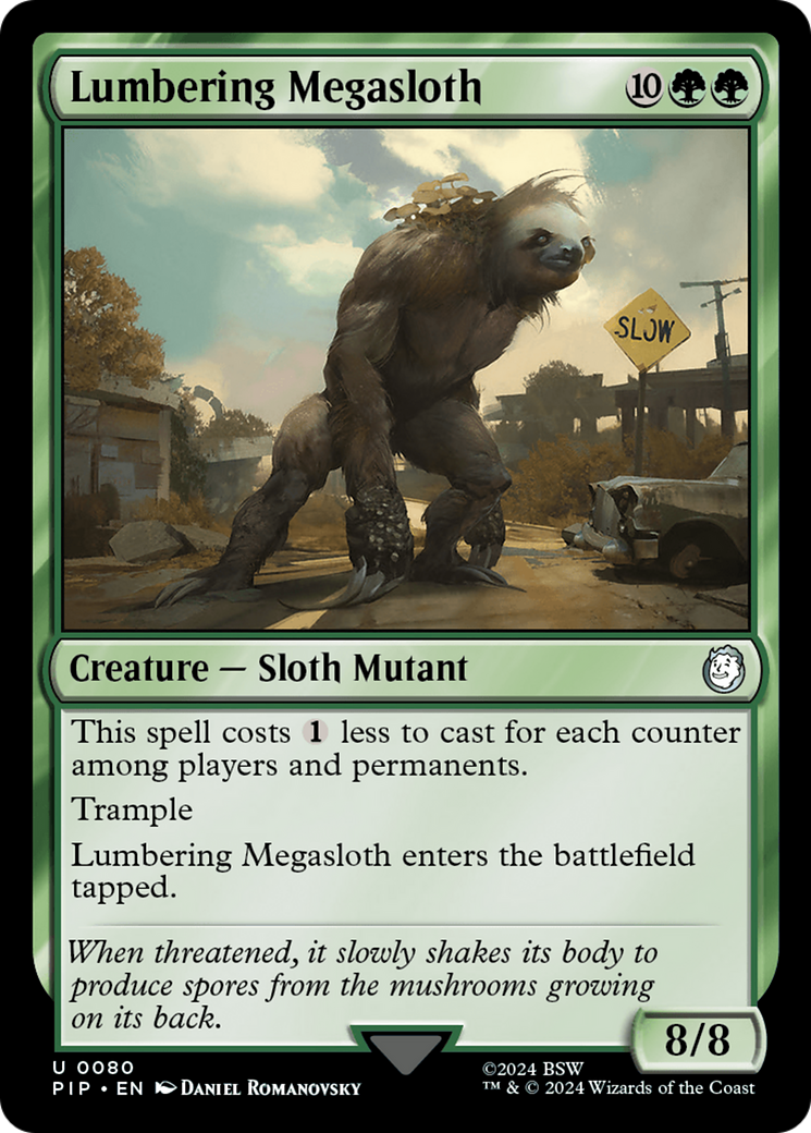 Lumbering Megasloth [Fallout] - Trinity Hobby