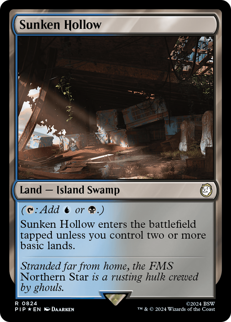 Sunken Hollow (Surge Foil) [Fallout] - Trinity Hobby