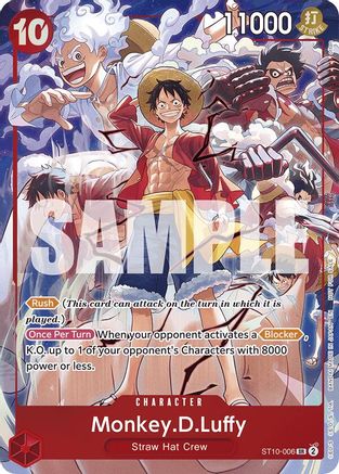 Monkey.D.Luffy (One Piece Day Dallas 2025) (ST10-006) - [One Piece Promotion Cards] Foil - Trinity Hobby