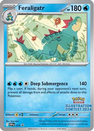 Feraligatr (213) [Scarlet & Violet: Black Star Promos] - Trinity Hobby