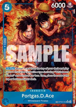 Portgas.D.Ace (TR) (OP08-052) - [Royal Blood] Foil - Trinity Hobby