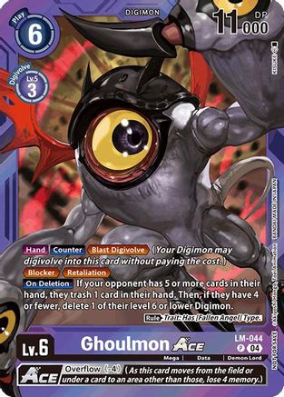 Ghoulmon ACE [LM-044] (Limited Card Pack) [World Convergence] - Trinity Hobby