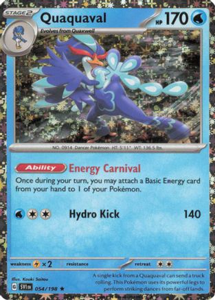 Quaquaval (Sparkle Holo) - (054/198) Holofoil [Miscellaneous Cards & Products]