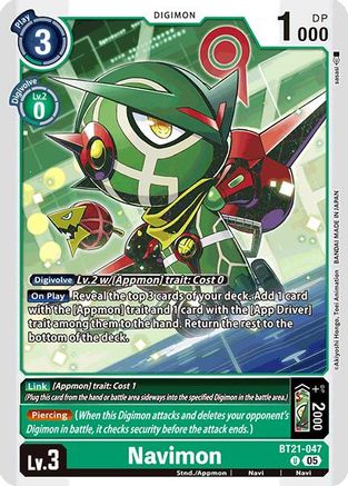 Navimon [BT21-047] [World Convergence] - Trinity Hobby