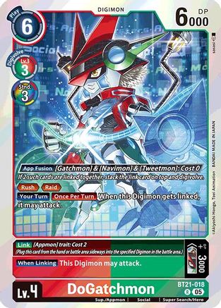 DoGatchmon [BT21-018] [World Convergence] - Trinity Hobby