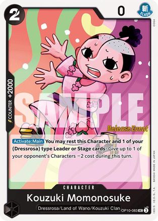 Kouzuki Momonosuke (083) (OP10-083) - [Royal Blood Release Event Cards]