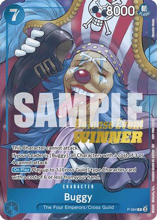 Buggy (OP10 Release Event Winner) (P-084) - [One Piece Promotion Cards] Foil