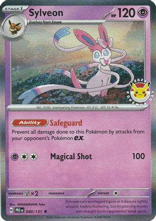 Sylveon (Pokemon Day) - (040/131) Holofoil [Miscellaneous Cards & Products]