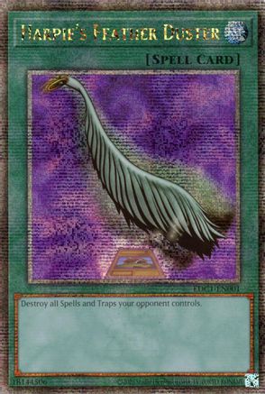 Harpie's Feather Duster (Alternate Art) [EDC1-EN001] Quarter Century Secret Rare - Trinity Hobby