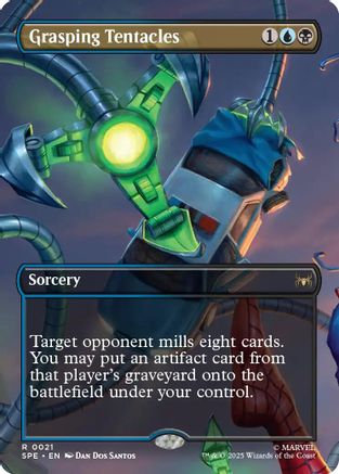 Grasping Tentacles (Borderless) (SPE, MAR-021) - [Marvel's Spider-Man: Eternal-Legal] Foil - Trinity Hobby