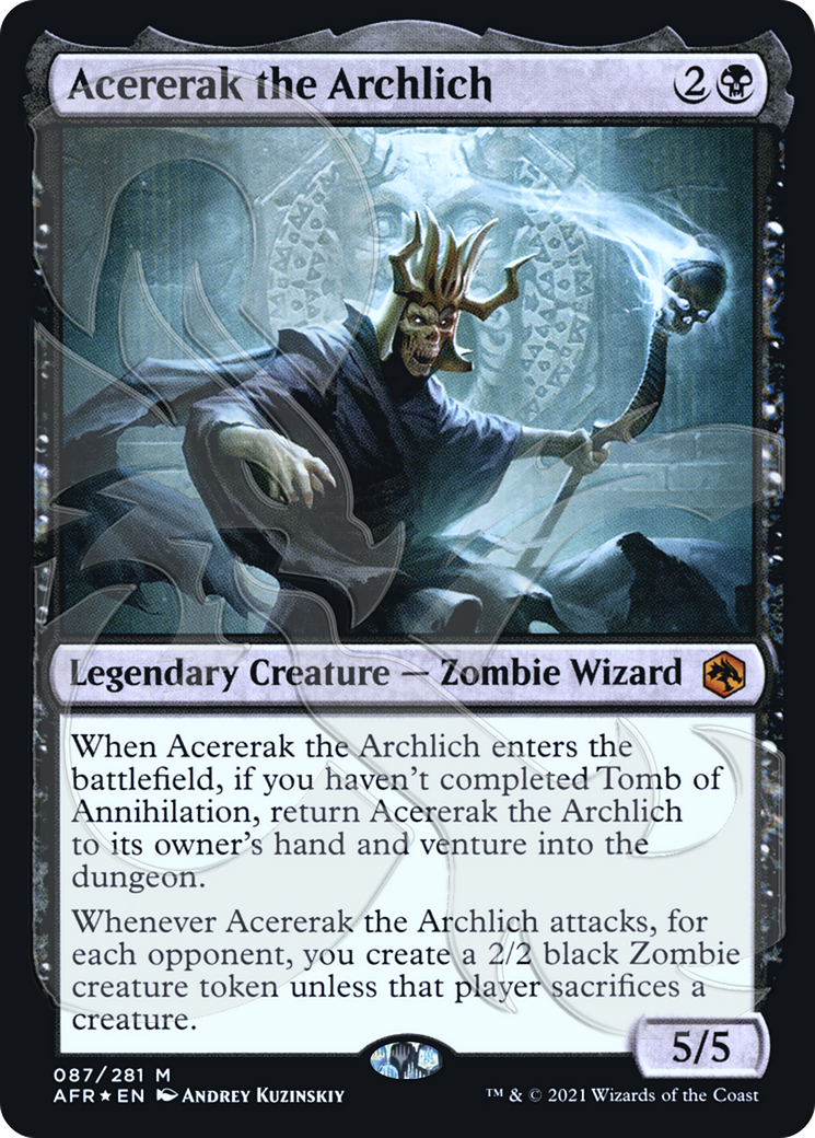 Acererak the Archlich (Ampersand Promo) [Dungeons & Dragons: Adventures in the Forgotten Realms Promos] - Trinity Hobby
